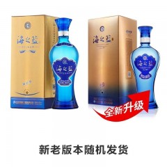 洋河蓝色经典海之蓝42度375ml*6瓶正品浓香白酒宴请整箱送礼酒水